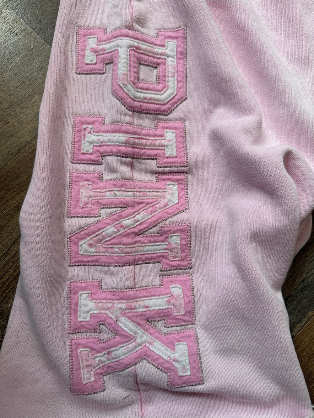PINK Victoria's Secret Loveshack fancy size small regular sweats